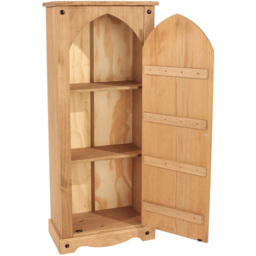 Corona Antique Wax Finish Vestry Cupboard - thumbnail 4