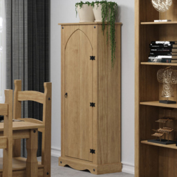 Corona Antique Wax Finish Vestry Cupboard - thumbnail 1