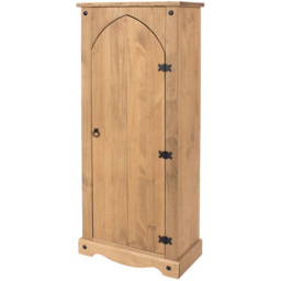 Corona Antique Wax Finish Vestry Cupboard - thumbnail 2