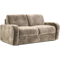 Jay-Be Deco 2 Seater Luxe Velvet Mink Sofa Bed with e-Sprung Mattress - thumbnail 2
