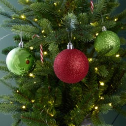 Candy Cane Lane Multicolour Christmas Bauble 50 Pack - thumbnail 2