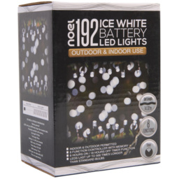 noel Christmas Ice White 192 LED Outdoor Light - thumbnail 3