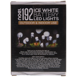 noel Christmas Ice White 192 LED Outdoor Light - thumbnail 2