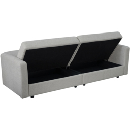 Aspire Grey Dual Storage Vault Sofa Bed - thumbnail 3