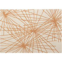 Esselle Home Aura Starburst Natural and Orange Rug 160 x 230cm - thumbnail 1