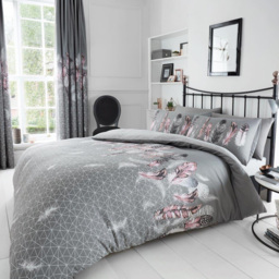 Smart Living Grey Double Feathers Duvet Set - thumbnail 1