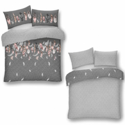 Smart Living Grey Double Feathers Duvet Set - thumbnail 3