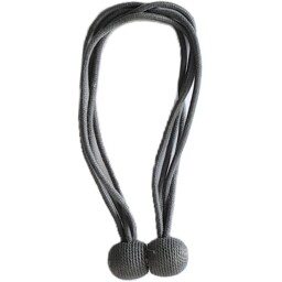 Charcoal Matt Ball Magnet Tieback
