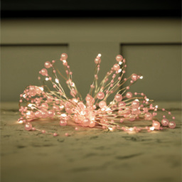 Luxform Pink Garden Solar Micro 50 LED String Light