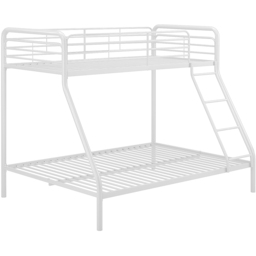 Dorel Single with Double Metal White Bunk Bed - thumbnail 2