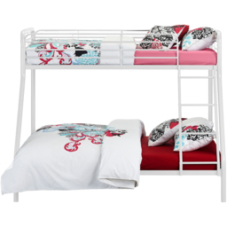 Dorel Single with Double Metal White Bunk Bed - thumbnail 3