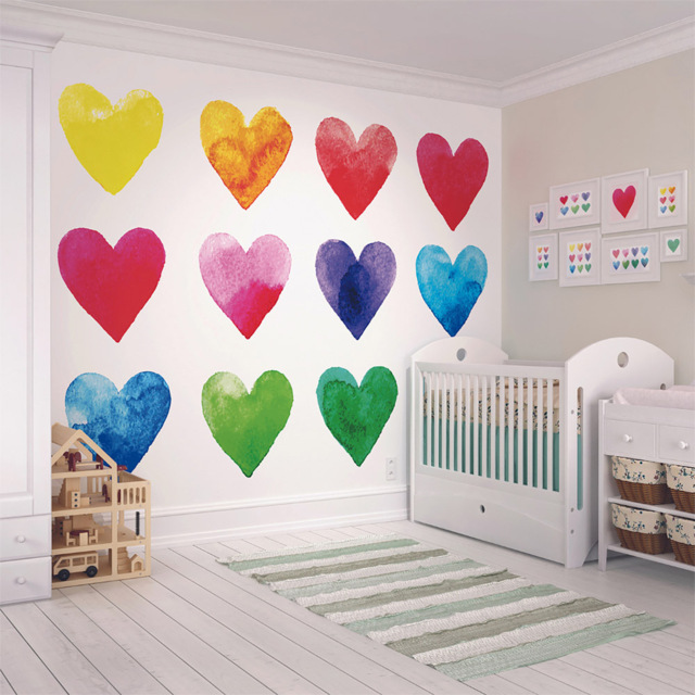 Origin Murals Colour My Heart Multicolour Wall Mural - image 1