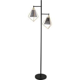 Parker Black and Gold Floor Lamp