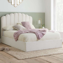 Birlea Monaco Double White Ottoman Bed