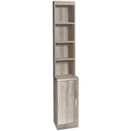 R White Cabinets Single Door Grey Height Cupboard with Hutch - thumbnail 2