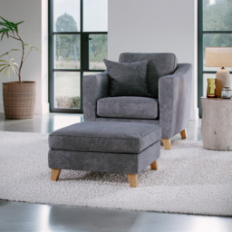 Marlon City Steel Footstool - thumbnail 3