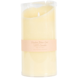 Neutral Flicker Blow Out LED Candle 25cm - thumbnail 1
