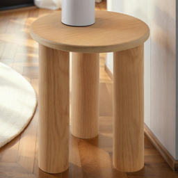 tectake Sisi Rustic Round Side Table