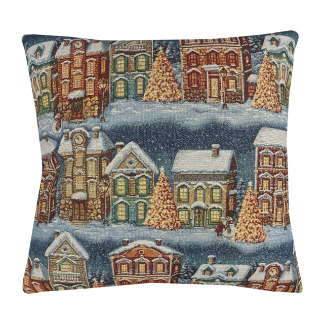 Winter House Tapestry Cushion - image 1