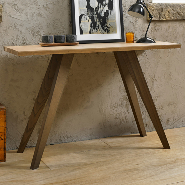 Bentley Designs Cadell Aged Oak Rectangle Console Table - image 1