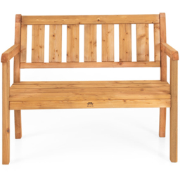 AMATA Ungurs 2 Seater Brown Straight Bench - thumbnail 3