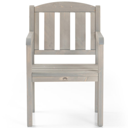 AMATA Ungurs Grey Wooden Garden Chair - thumbnail 3