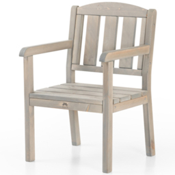 AMATA Ungurs Grey Wooden Garden Chair - thumbnail 2