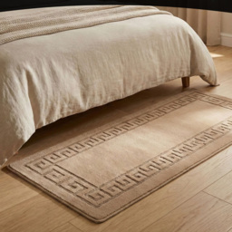 Smart Living Beige Plain Non-Slip Mat with Gel Backing 60 x 220cm - thumbnail 4