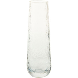Premier Housewares Blue Brock Glass Vase Small - thumbnail 1