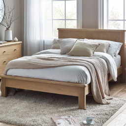 Julian Bowen Memphis King Size Limed Oak Bed Frame