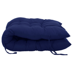Living and Home Blue Thick Soft Lounge Chair Cushion 110 x 40cm - thumbnail 3