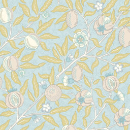 Origin Murals Fruit and Foliage Blue Wall Mural - thumbnail 2