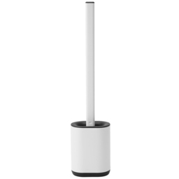 Milan White Toilet Brush Holder