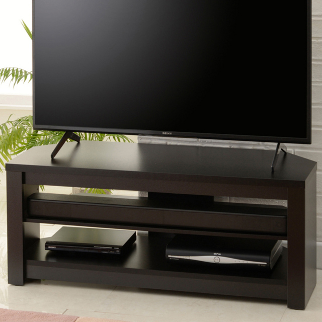 TTAP Memphis 2 Shelf Black TV Unit - image 1