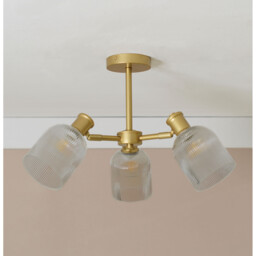 Sorrento Gold 3 Light Ceiling Fitting - thumbnail 4