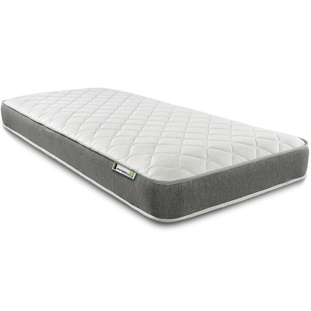 Starlight Beds Wellington Shorty Grey Open Coil Memory Foam Spring Mattress - image 1