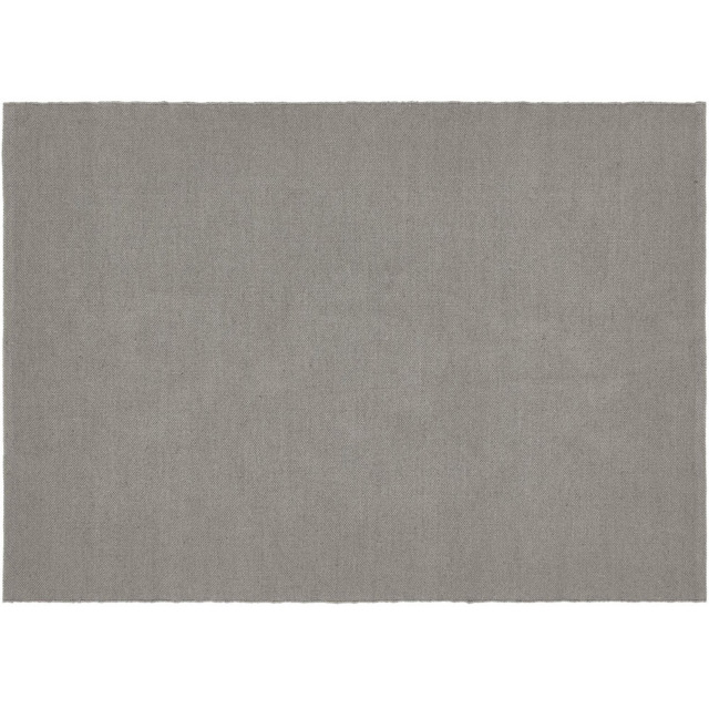 Hug Rug Warm Grey Plain Woven Rug 80 x 150cm - image 1