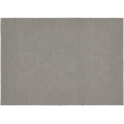 Hug Rug Warm Grey Plain Woven Rug 80 x 150cm - thumbnail 1