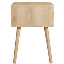 Birlea Herringford Single Drawer Oak Bedside table - thumbnail 4