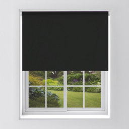 Caecus Black Blackout Roller Blind 150 x 210cm - thumbnail 1
