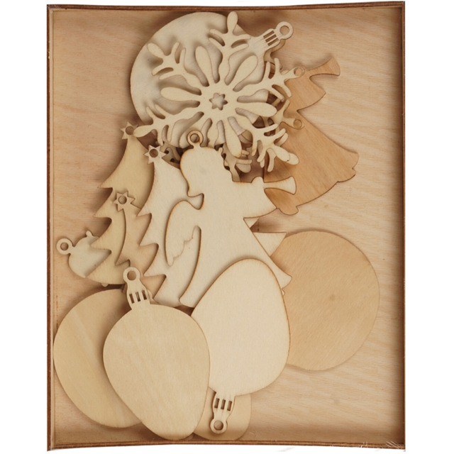 Make Your Own Wooden Decorations Kit