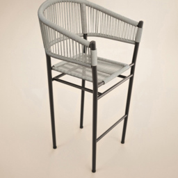 SOLACE+CO Hana Lita Dark Brown 2 Seater Garden Bar Set - thumbnail 2
