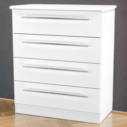 Crowndale Sherwood Porcelain Matt 4 Drawer Chest of Drawers