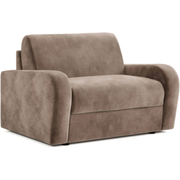 Jay-Be Deco Luxe Velvet Cedar Snuggler Sofa Bed with e-Sprung Mattress - thumbnail 2
