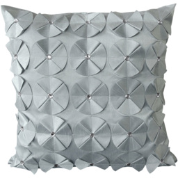 Intimates Vogue Silver Diamante Filled Cushion 56 x 56cm 2 Pack