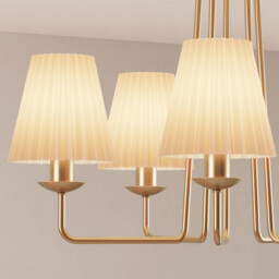 Poppy Brass 5 Light Ceiling Fitting - thumbnail 4