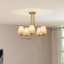 Poppy Brass 5 Light Ceiling Fitting - thumbnail 3