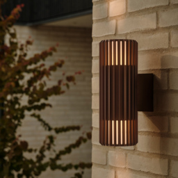 Nordlux Aludra Seaside Brown Metallic Double Wall Light - thumbnail 2