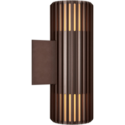 Nordlux Aludra Seaside Brown Metallic Double Wall Light - thumbnail 3