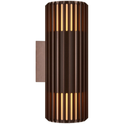 Nordlux Aludra Seaside Brown Metallic Double Wall Light